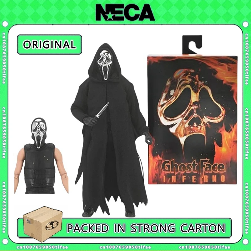 (В наличии) NECA Toys Крик Призрачное Лицо Inferno Фигурка Оригинальная Аниме Кукла