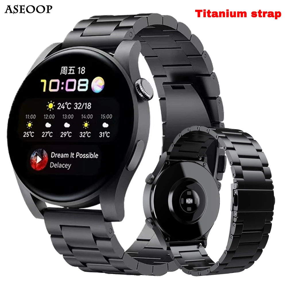 

20mm 22mm Official Titanium strap Replacement Strap For Huawei Watch Gt 2 Pro/GT Runner Sport Watchband Wristband Bracelet Belt
