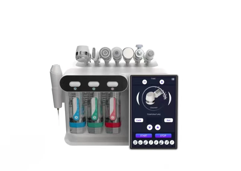 8 в 1 машина для ухода за лицом кожей глубокое очищение лица аква-омоложение кожи