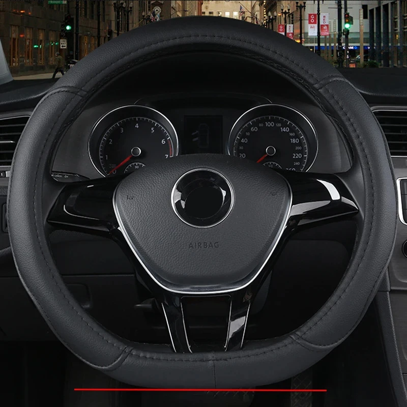 

Чехол на руль автомобиля типа O D для VW Sharan Passat Caddy Touran Tiguan Golf Polo Teramont Atlas T-Roc T-cross