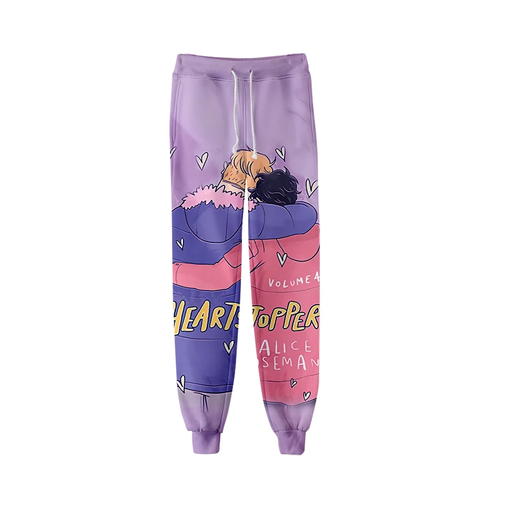 

Heartstopper Manga Pants 3D Trousers Jogger Pants Women Men Sweatpants Harajuku Streetwear 2022 Casual Style Long Pant Plus Size