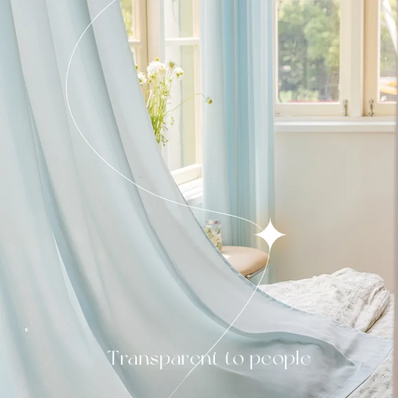 Марлевые занавески светопропускающие непрозрачные современные солнцезащитные