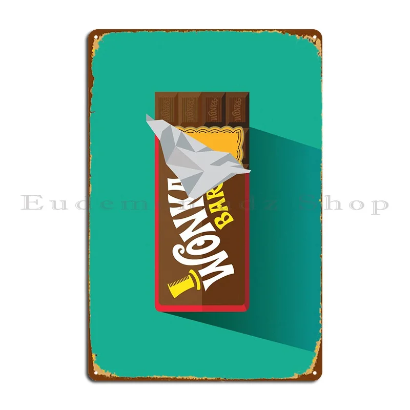 Wonka Bar металлический плакат Клубные тарелки для паба украшение печать на заказ
