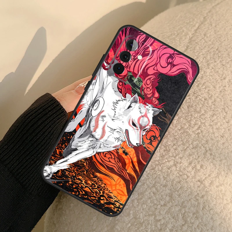 Фото Чехол Okami Wolf для Samsung Galaxy A55 A35 A15 A56 A32 A12 A22 A52 A54 A34 A14 A36 A26 A16 A13 A53 A17 №3