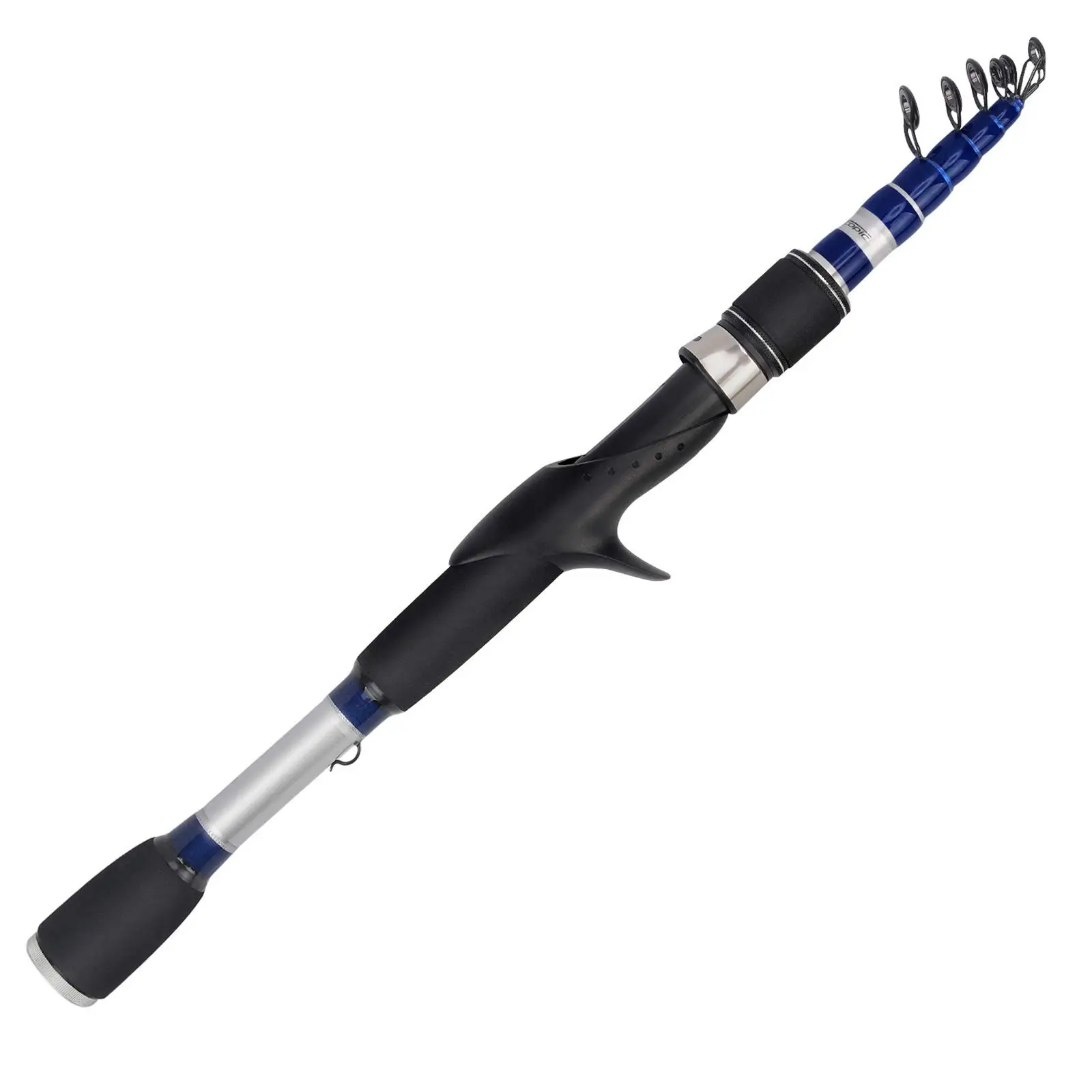 

Telescoping Fishing Rod Combo, Sensitive Graphite Composite Blank, Easy to Carry, Package Length Only 17"