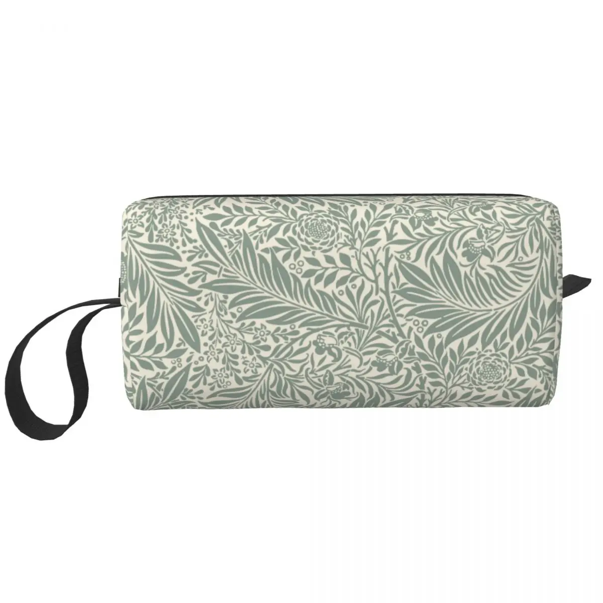 

Зеленая косметичка William Моррис, дорожная косметичка для мужчин и женщин, сумки для туалетных принадлежностей, сумка для хранения