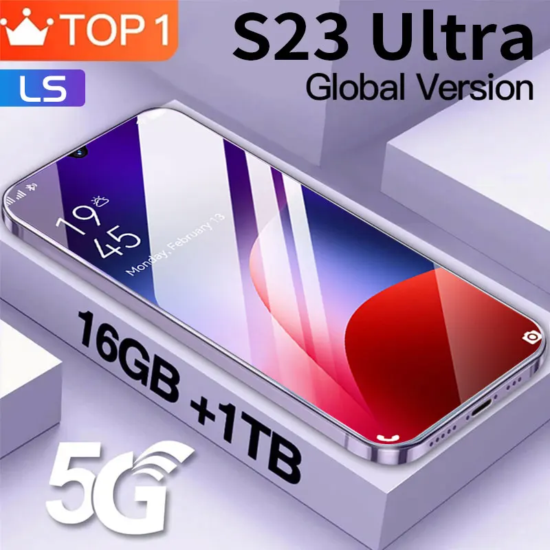 

Смартфон бренда LS S23, 7,0 дюймов, 16 ГБ + 1 ТБ, 4G