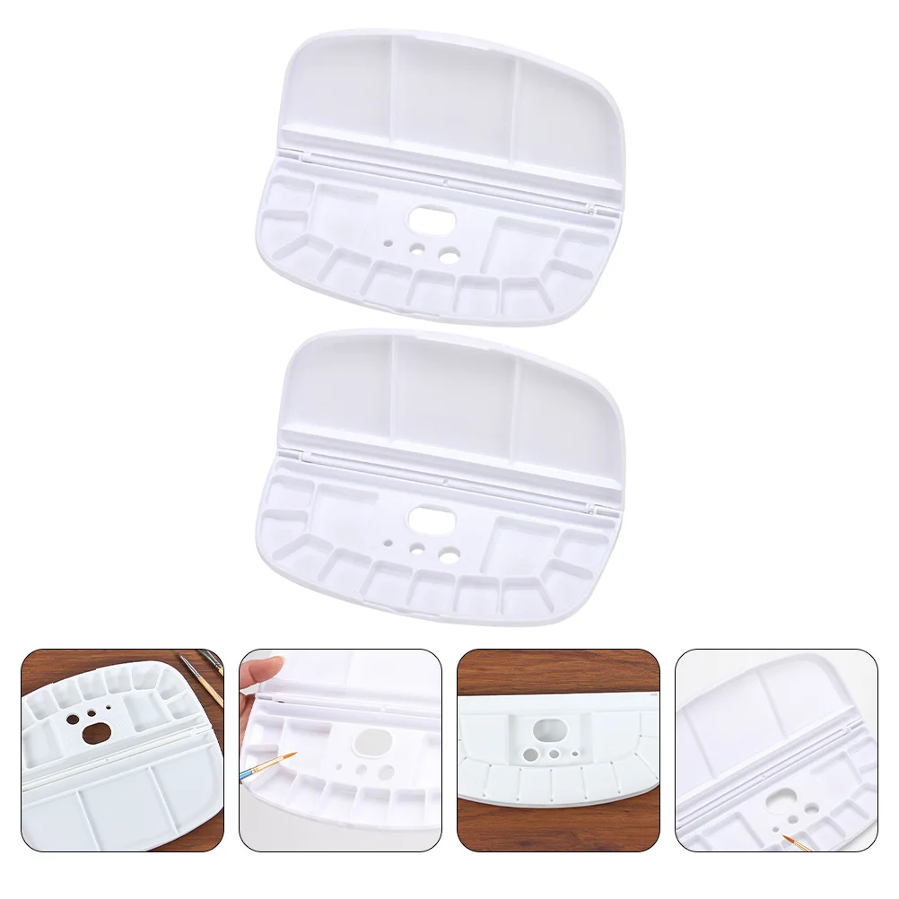 

Tray Painting Watercolorpalettetin Makeup Drawing Pans Empty Box Watercolors Accessory Supplies Artistpalettes Oil Board