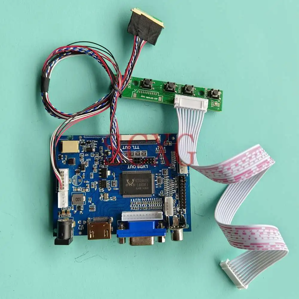 

For LTN156AT15-C01 LCD Monitor Controller Board Laptops 15.6" Kit DIY 1366*768 VGA+2AV+HDMI-Compatible 40 Pin LVDS