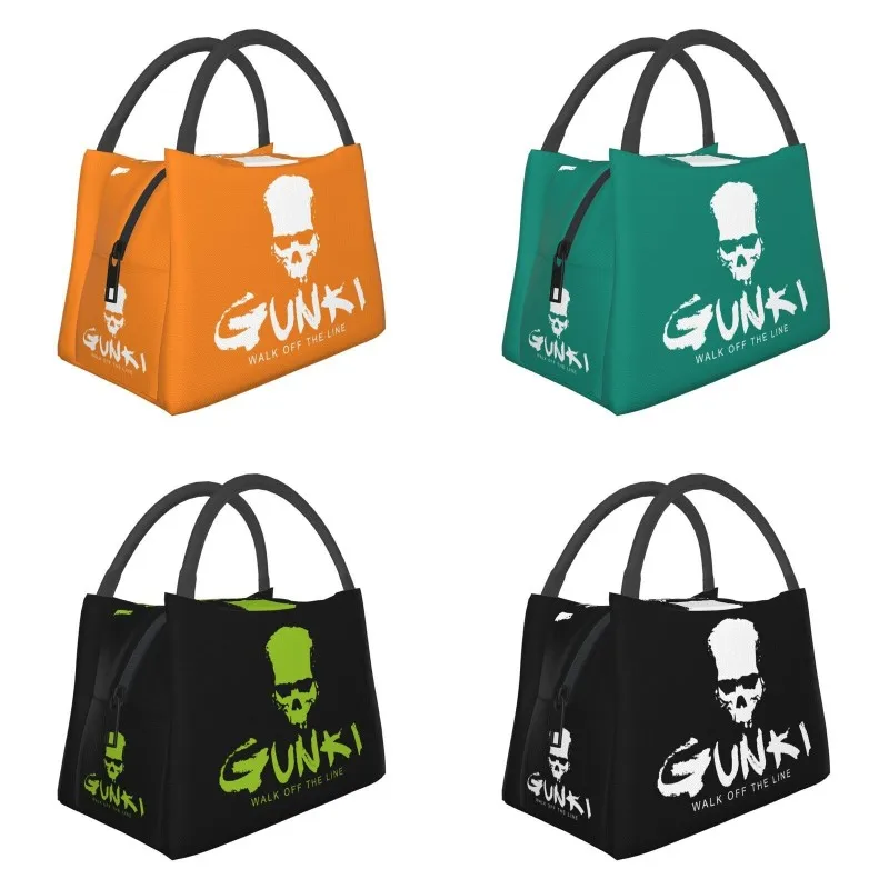 

Изолированная сумка-тоут для ланча Gunki для женщин, многоразовый термоохладитель, коробка для бенто, больничный офис