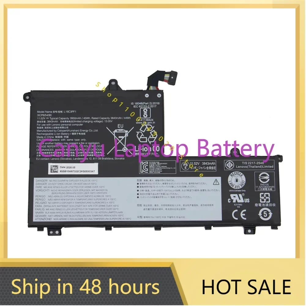 L19D3PF2 L19C3PF1 L19L3PF8 L19M3PF1 L19M3PF9 L19M3PF2 Для Lenovo Thinkbook 14-IML 14-IIL 15-IIL 15-IML Аккумулятор для