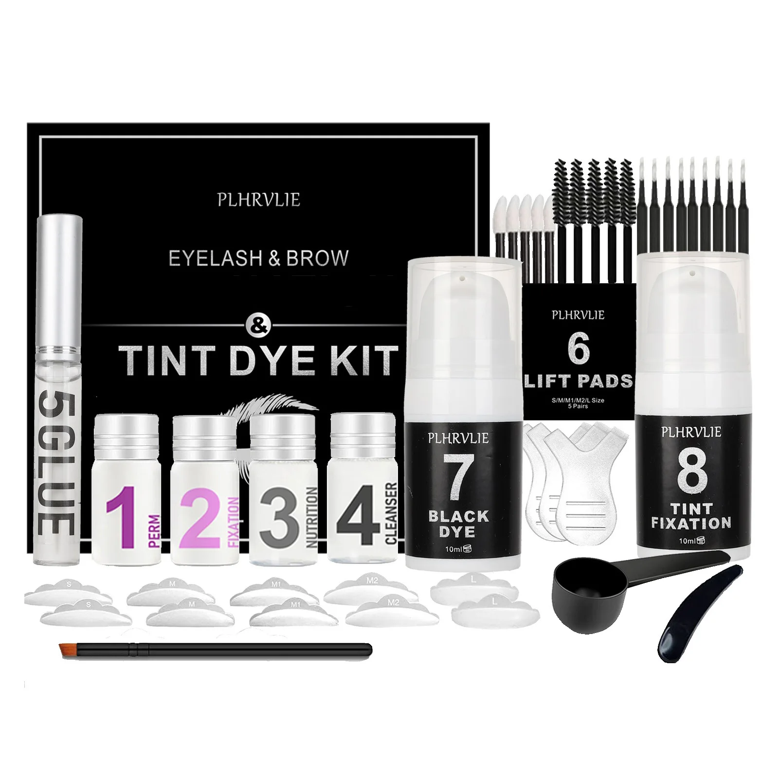 

Eyelash And Brow Lift Kit Brow Lamination And Color Kit Eyebrow And Eyelash Lifting And Coloring Tools Keep Eyelashes Curled