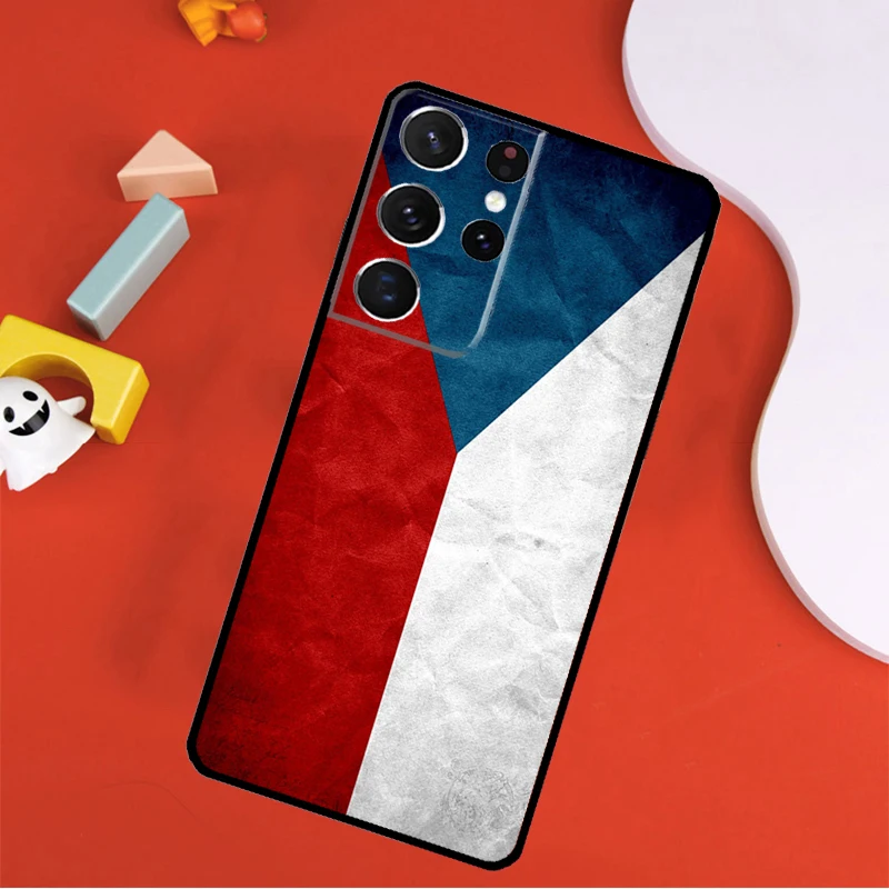 Чехол для телефона с флагом Чехии Samsung Galaxy S25 Ultra S9 S10 S20 FE S21 S22 S23 S24 Plus Cover