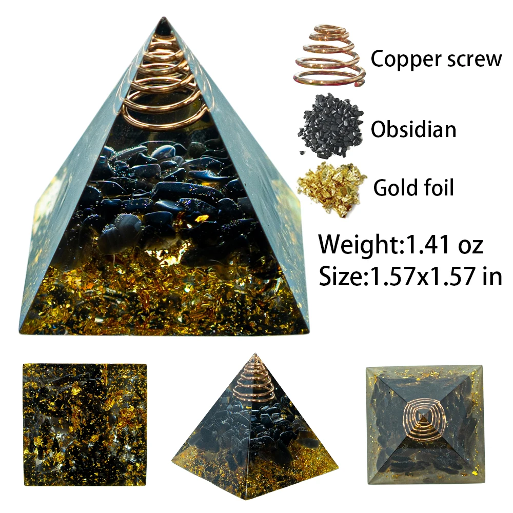 

Энергетическая пирамида, оргонит, рейки, исцеление, натуральный аметист, кварц, кристалл, чакра, инструмент, украшения, 1,57 дюйма, пирамида, ремесло, домашний декор