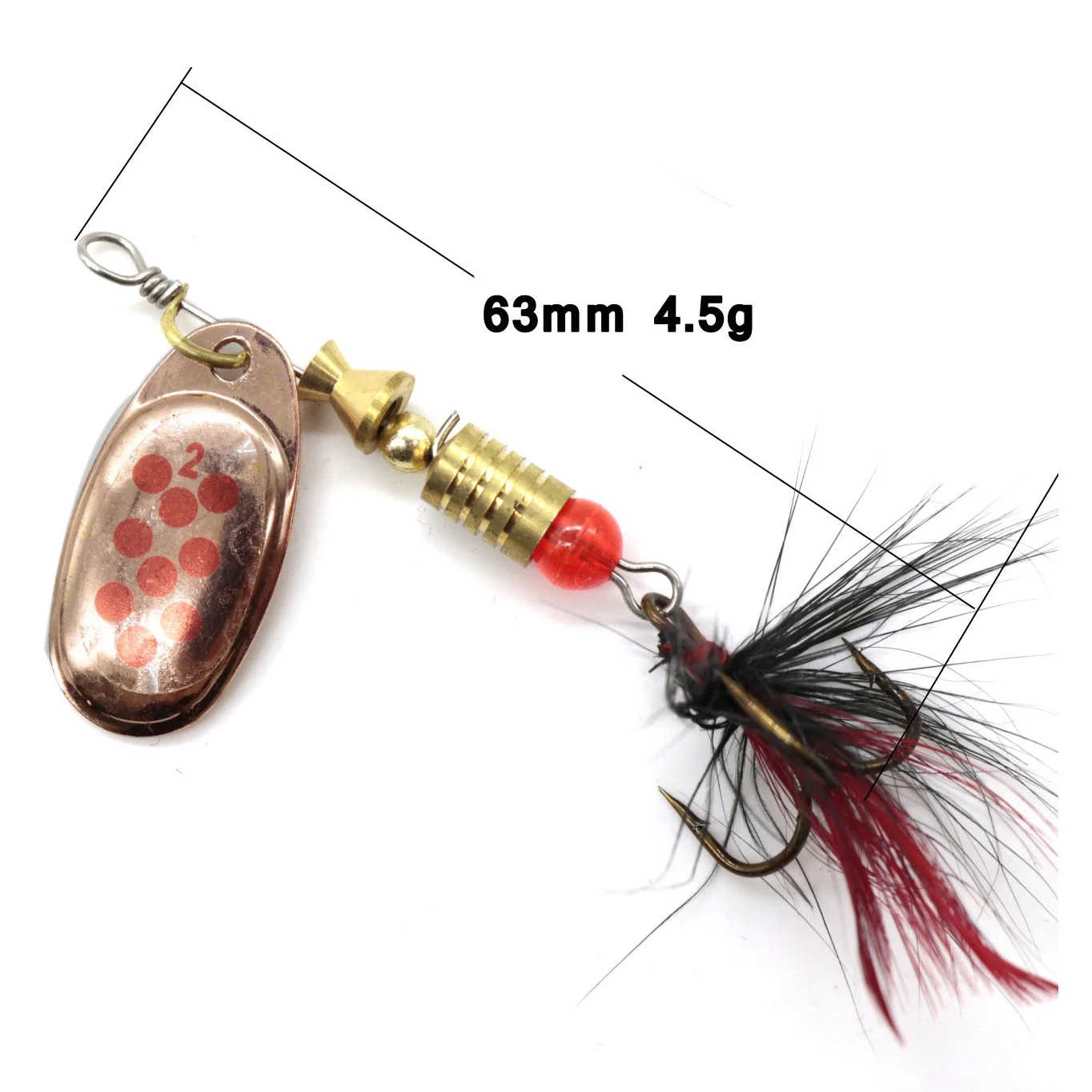 10 шт./лот рыболовные приманки-спиннеры 3-7 г рыболовный воблер металлические