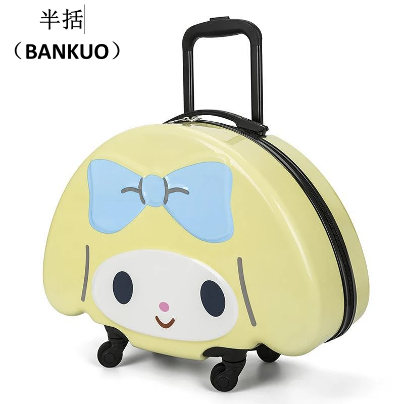 

BANKUO Merediten шасси тихий универсальный колесо Путешествия 3D мультфильм 20-дюймовая детская тележка чехол детский багажный костюм чехол