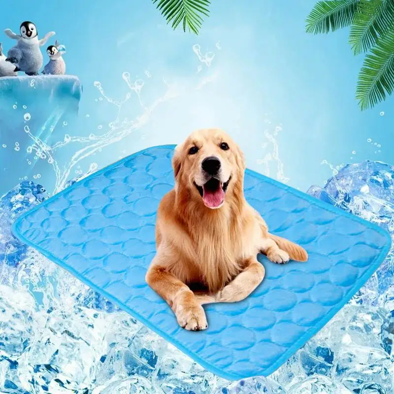 

Pet Cooling Pads Summer Cool Pad Dog Blanket Water Absorbent Pet Ice Cushion Dog Mat Cooling Mat for Kennel Sofa Bed and Floor
