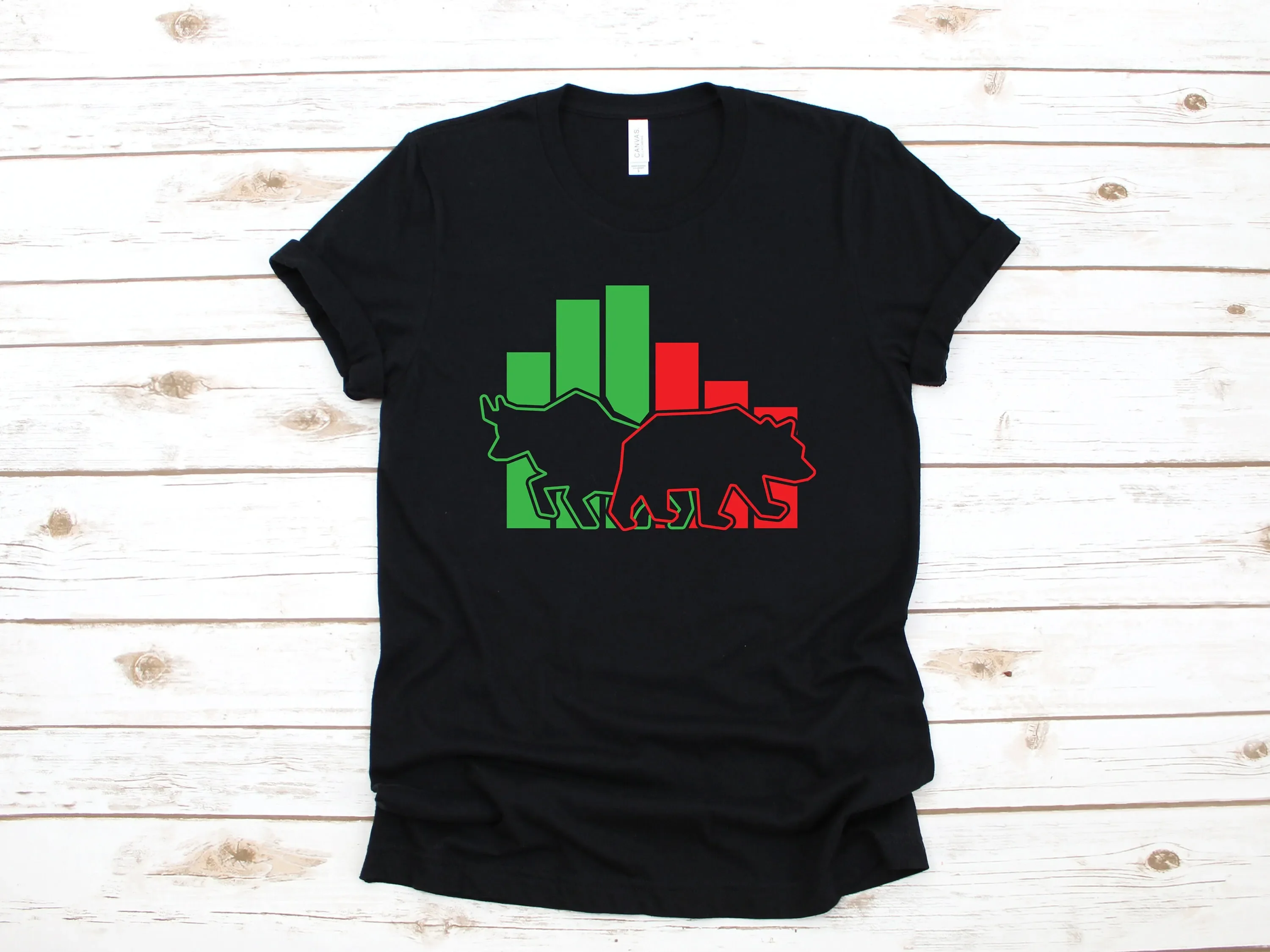 Camiseta с принтом бычьего медведя для мужчин и женщин