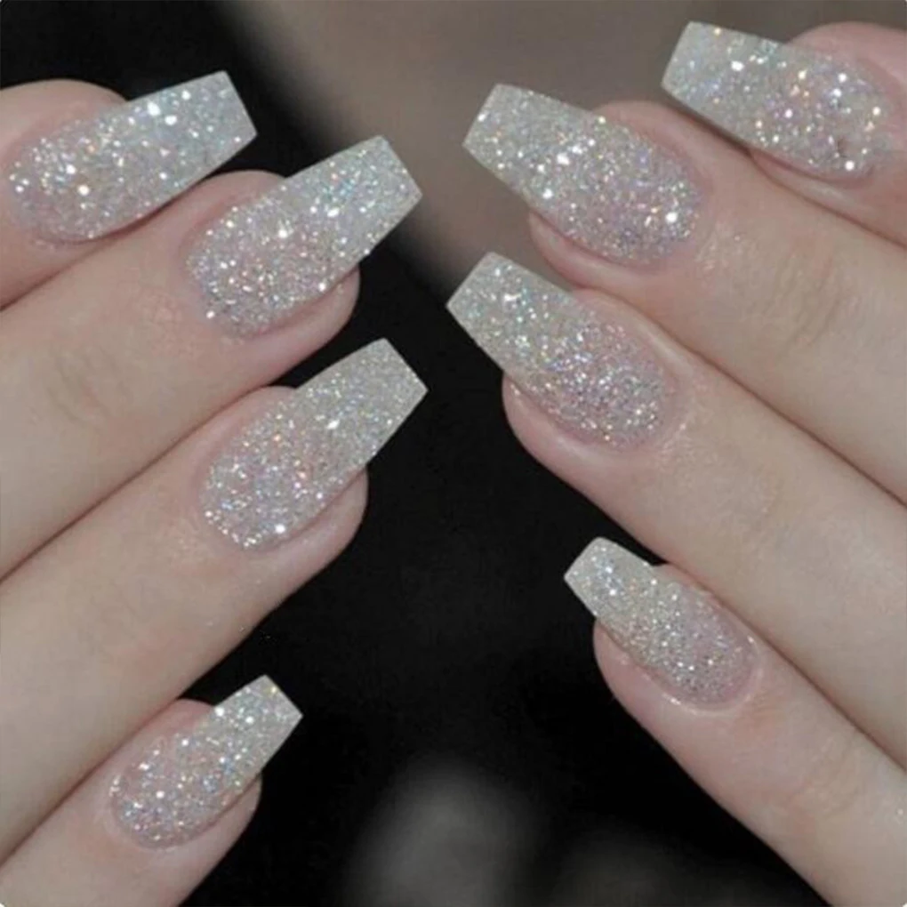 

Gel Nails Extension System Full Cover Sculpted Clear Stiletto Coffin False Nail Tips 100pcs/box