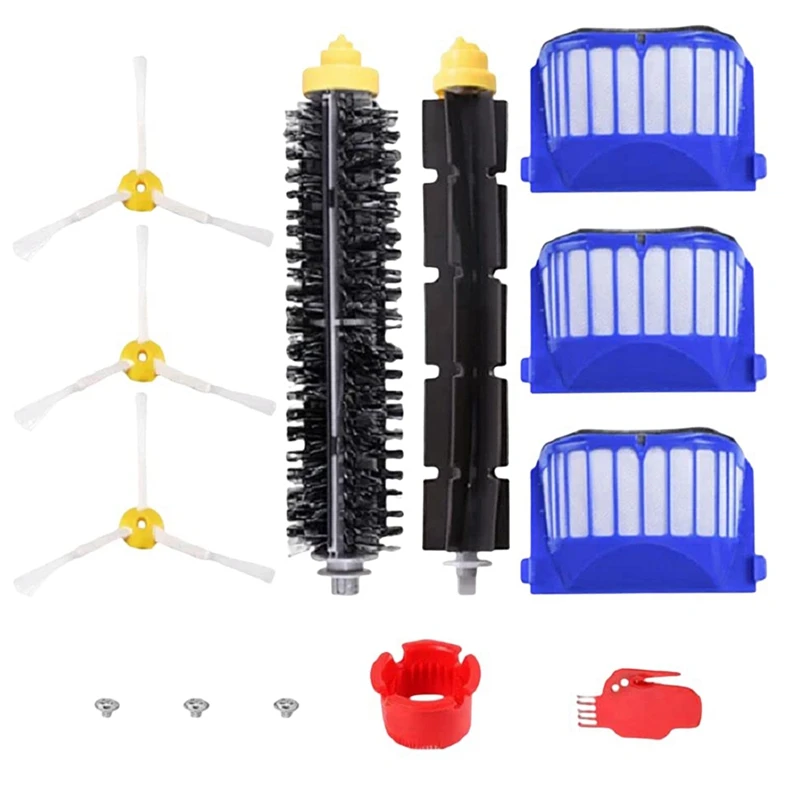 

Сменные детали, основная и боковая щетки, фильтр НЕРА Для Irobot Roomba 600, серии 630, 650, аксессуары для пылесоса