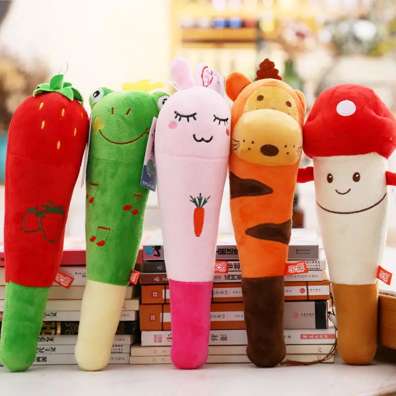 

Kawaii Cute Cartoon Knock Back Stick Massage Plush Hammer Hammer Creative Toy Halloween Gift Wedding Doll Juguetes Toys