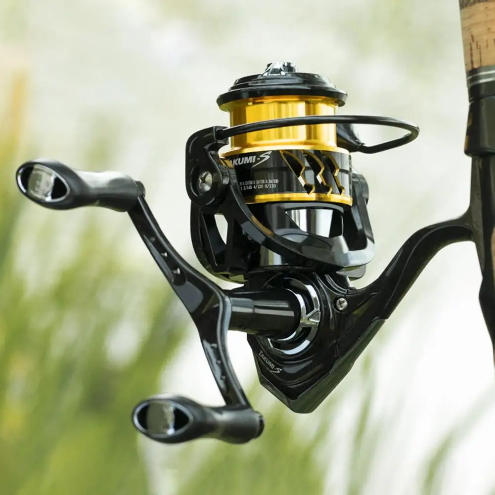

Lure Spinning Reel Adjustable High Speed Ratio 5.2 : 1 Double Left Right Handle Fishing Spinning Wheel Fishing Tackle
