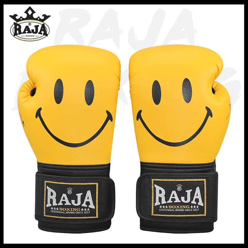 Боксерские перчатки RAJA для взрослых мужчин и женщин мужские с улыбающимся лицом