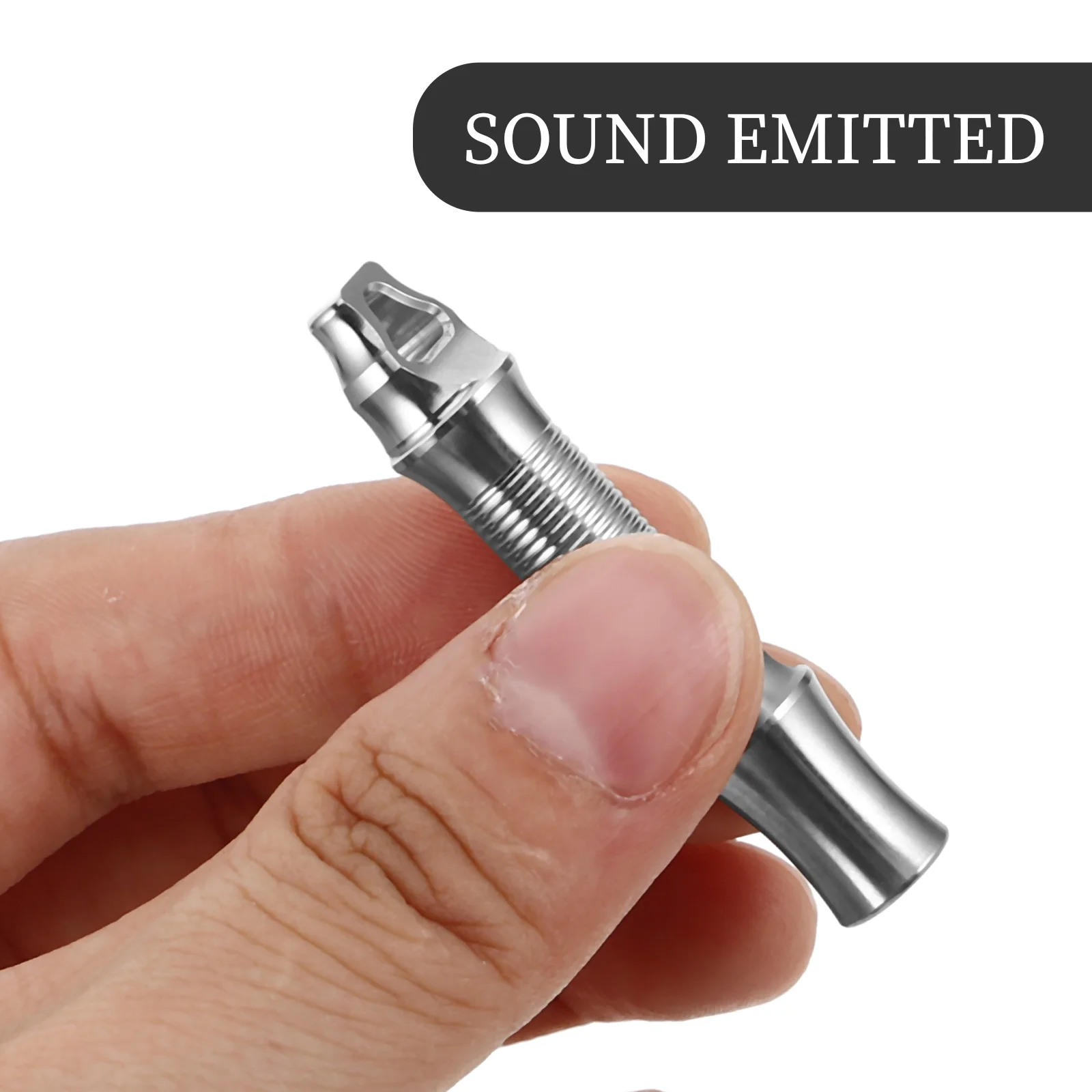 Свисток из нержавеющей стали для экстренных пеших прогулок безопасная