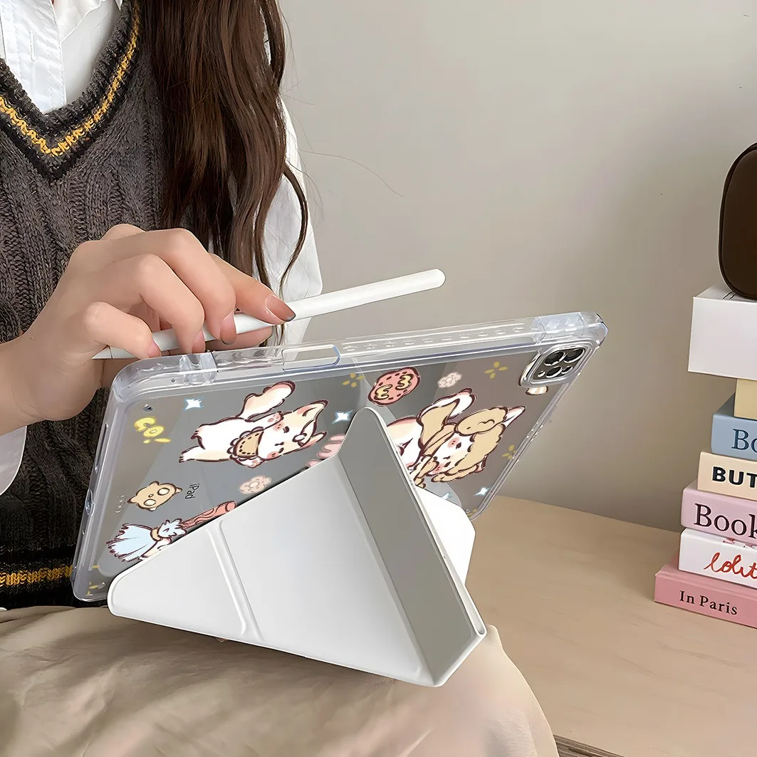 Чехол для планшета Magic Cat Pen Slot для Mini 7 6, iPad Pro 2024 2022 2021 2020 2019 2018 2017 11 10 9 8 7 6 5 Air7 6 5 4 3 2 1 Cover (art.: 3920d32e2ddd4) - 3920d32e2ddd4