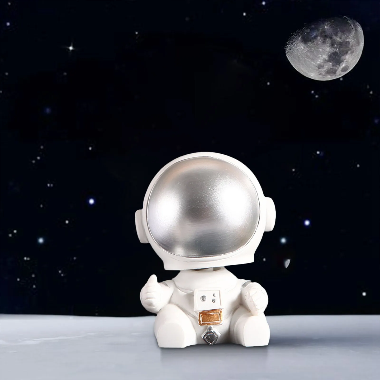 

Astronaut Figurine Decor Polyresin Astronaut Statue Spaceman White Large Christmas Ornaments Single Christmas Tree Ornaments