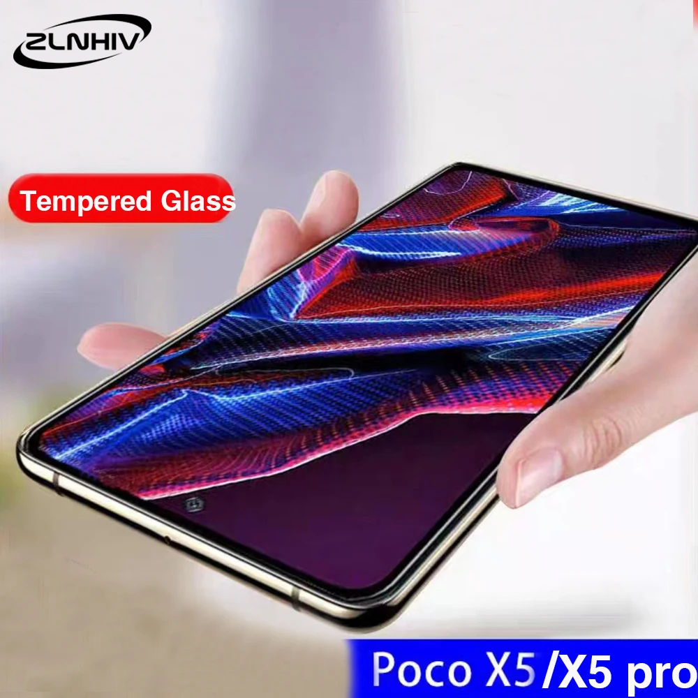 

Закаленное стекло zlnвич 9H для xiaomi Poco X5 Pro, Защитное стекло для экрана Poco X4 X3 NFC F3 F4 GT M4 pro 5G M5 M5s, защитная пленка