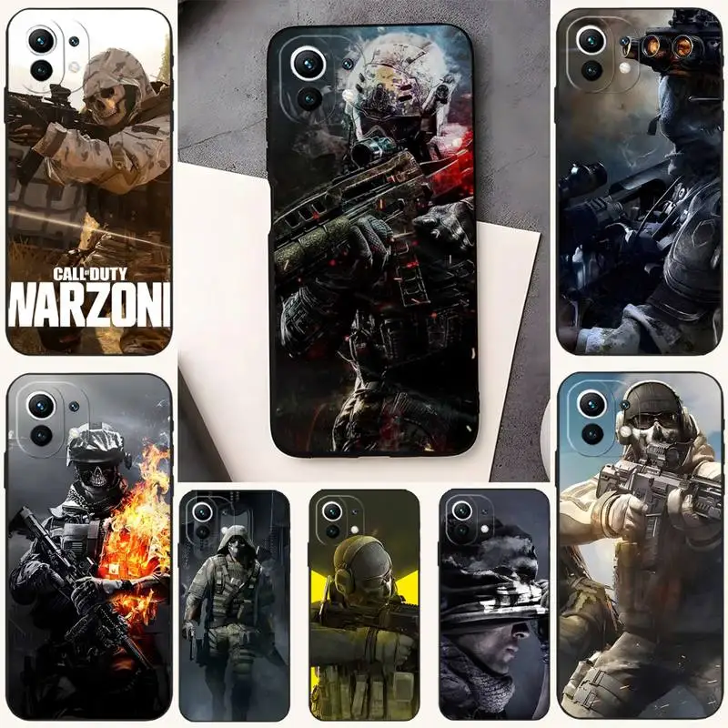 Calls Of Duties Shooting Game WarzoneS Phone Case For Xiaomi Mi 11T 12 9T 10T 11 11I 11X Poco M3 Pro X3 Nfc F3 Redmi 9 8 Couple