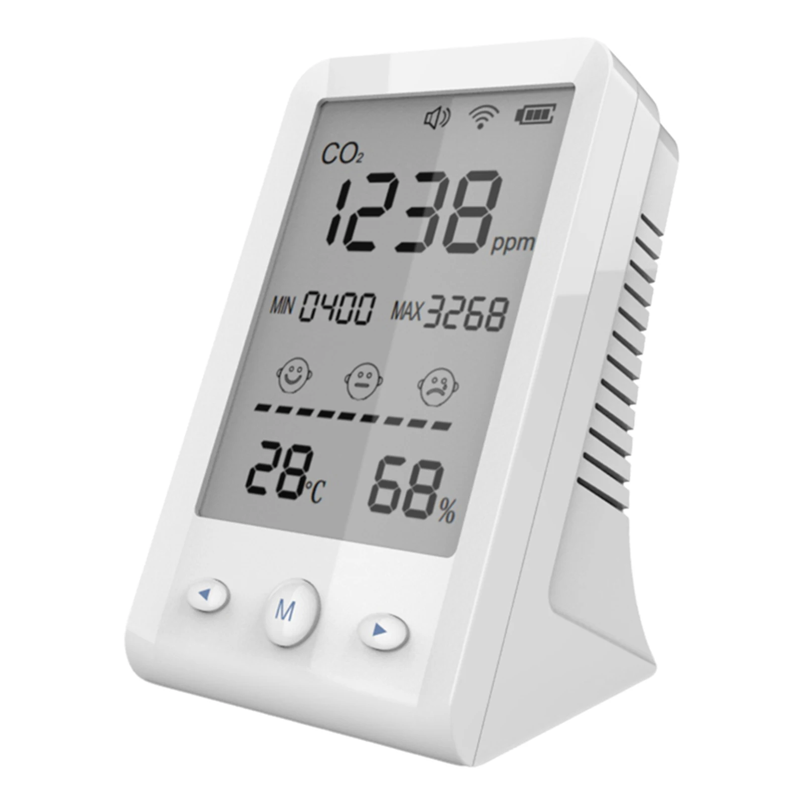 

Multifunctional CO2 Meter Digital Temperature Humidity Sensor Tester Carbon Dioxide Detector Air Quality Monitor For Home Office
