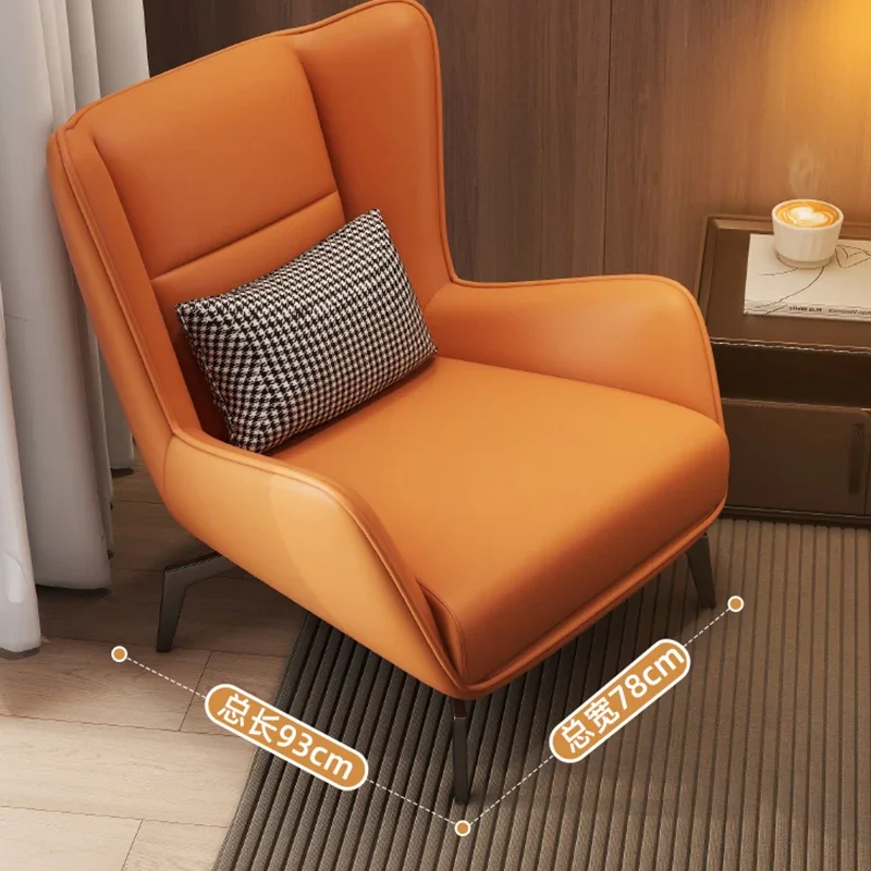 Кожаная подставка для одного человека балкона кресло салона ногтевого дизайна
