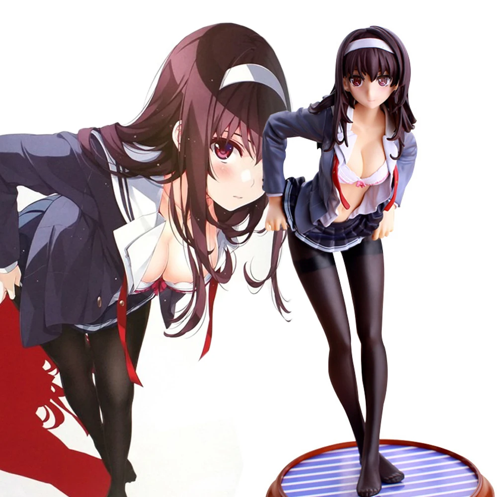 

Anime Girl Figure Saenai Heroine no Sodatekata Kasumigaoka Utaha 1/7 Action Figure PVC Collection Model Toy Dolls Boys Gifts