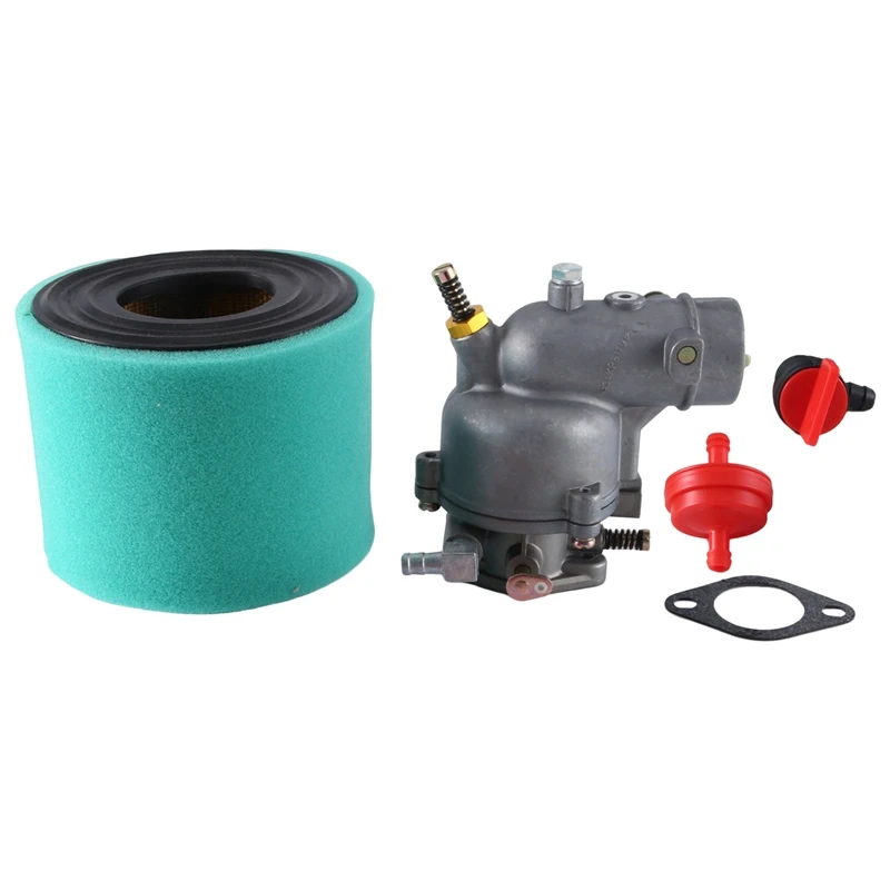 

7HP 8HP 9HP For Horizontal Carburetor Set Horsepower Horizontal Carburetor Air Filter Parts Aluminum Alloy As Shown