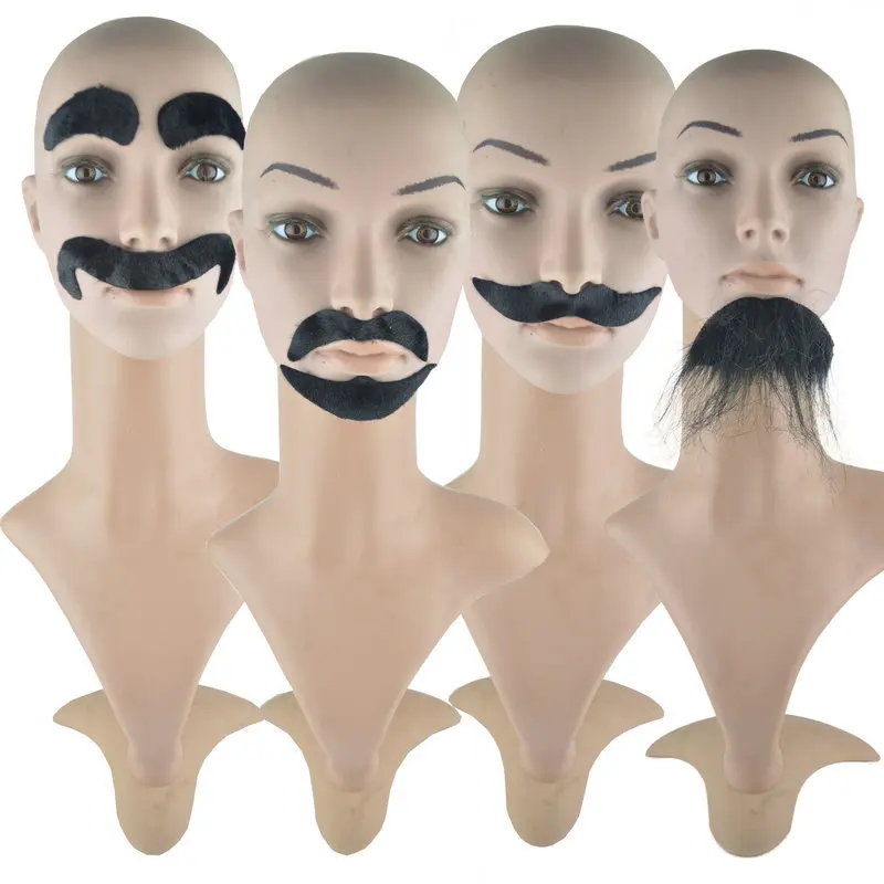 

Festival Prom Props Party Dress Men's Mustache Moustache Fake Beard