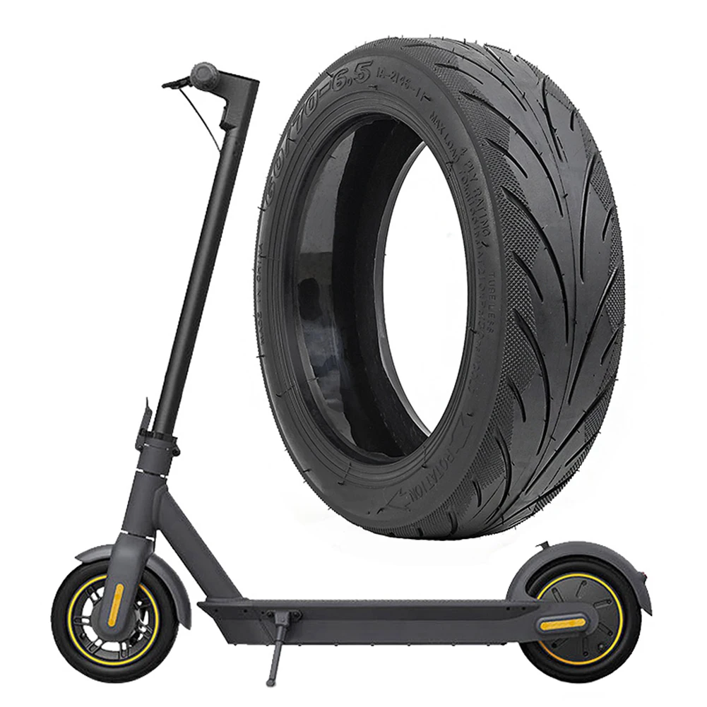 

10 Inch 60/70-6.5 Electric Scooter Tyre Tubeless Tires For Ninebot Max G30 Explosion-Proof Rubber Tire E-Scooters Parts Replace