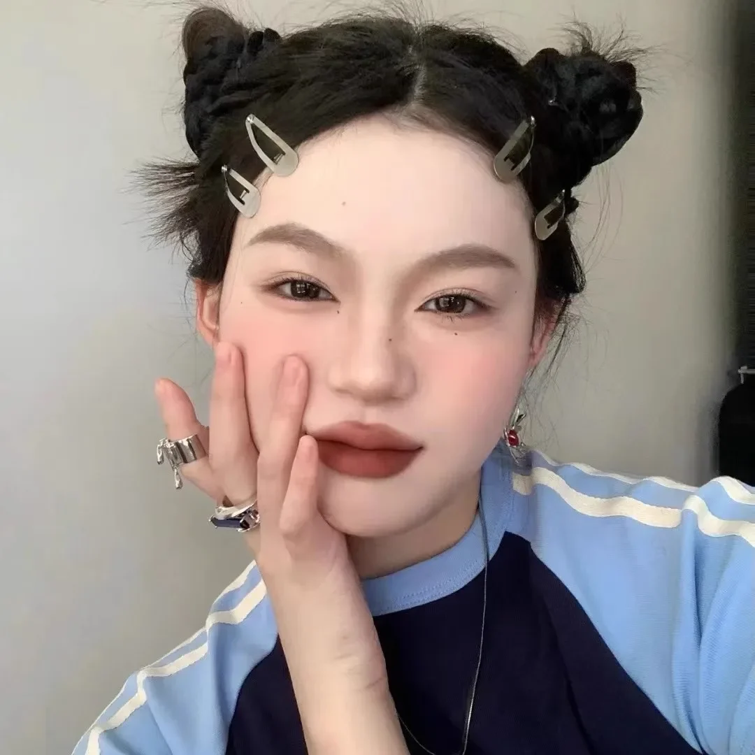 YK2 Серебряные заколки для волос металлические заколки-капельки зажим женщин и