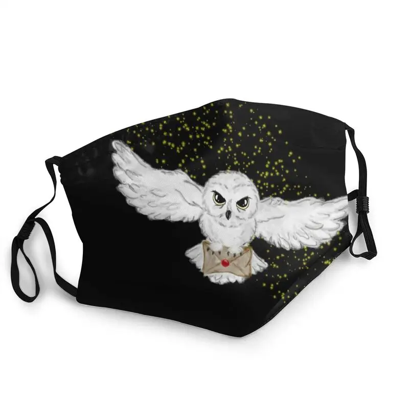 

Non-Disposable Owl Flight Tote Bag Mask for Face Adult Witch Magic Mask Women Anti Haze Dustproof Protection Respirator Muffle