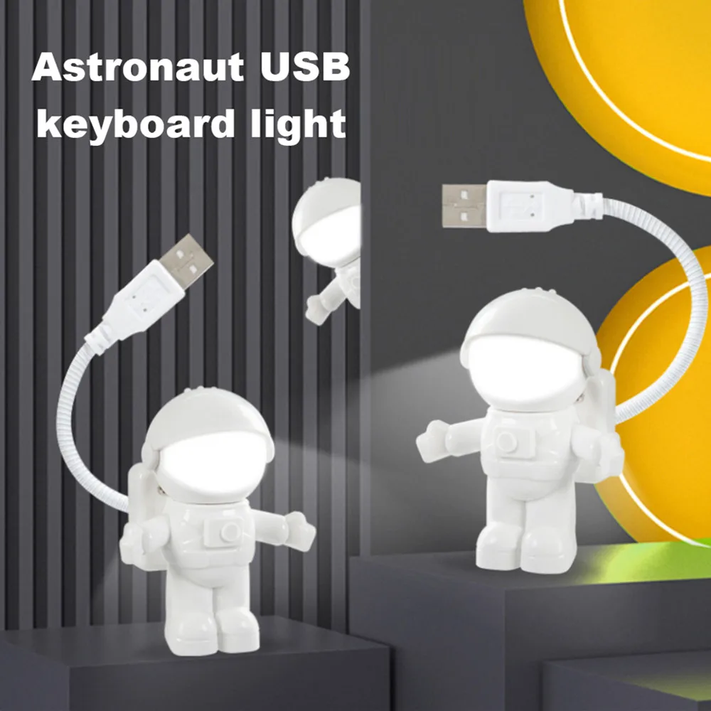 

Astronaut USB Night Light Spaceman USB LED Light Adjustable Night Light Gadgets for Computer PC Lamp Novelty Spaceman Usb Lamp