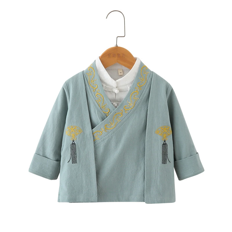 Костюм Тан Новогодние Детские традиционные китайские костюмы хлопковые