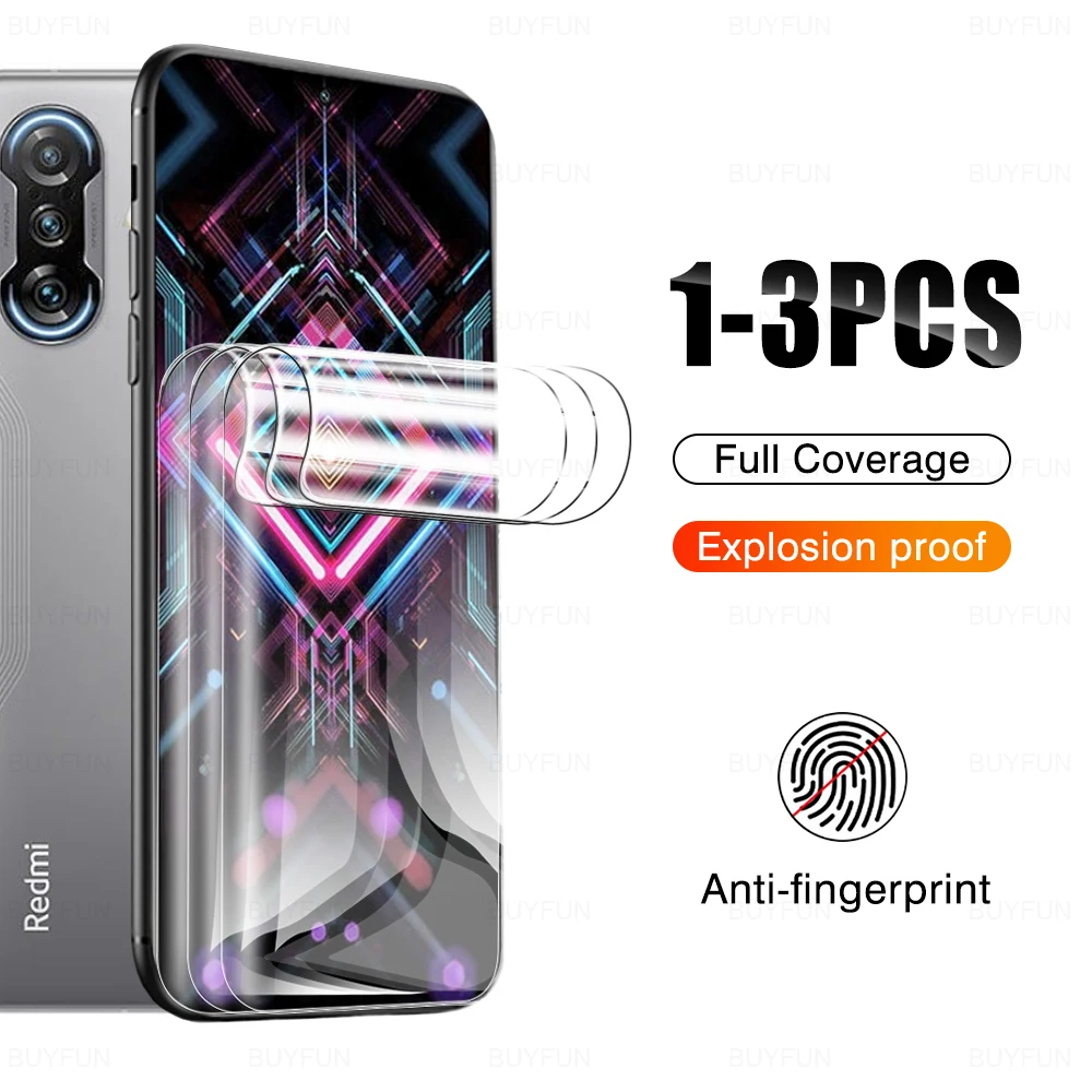 

Гидрогелевые пленки для Xiaomi Redmi K30 Ultra K40 Pro Plus Gaming K40S, защитная пленка для экрана Redmi K50 Pro, 3 шт./2 шт./1 шт.