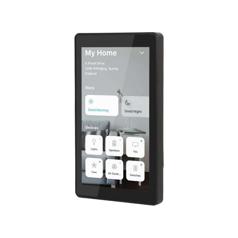 Фото 2026unique Portworld Встроенный POE RS485 USB Type C Android Электрический IPS Высокая текстура DC Умный дом 5,5-дюймовый бар Дизайн Управление P №4