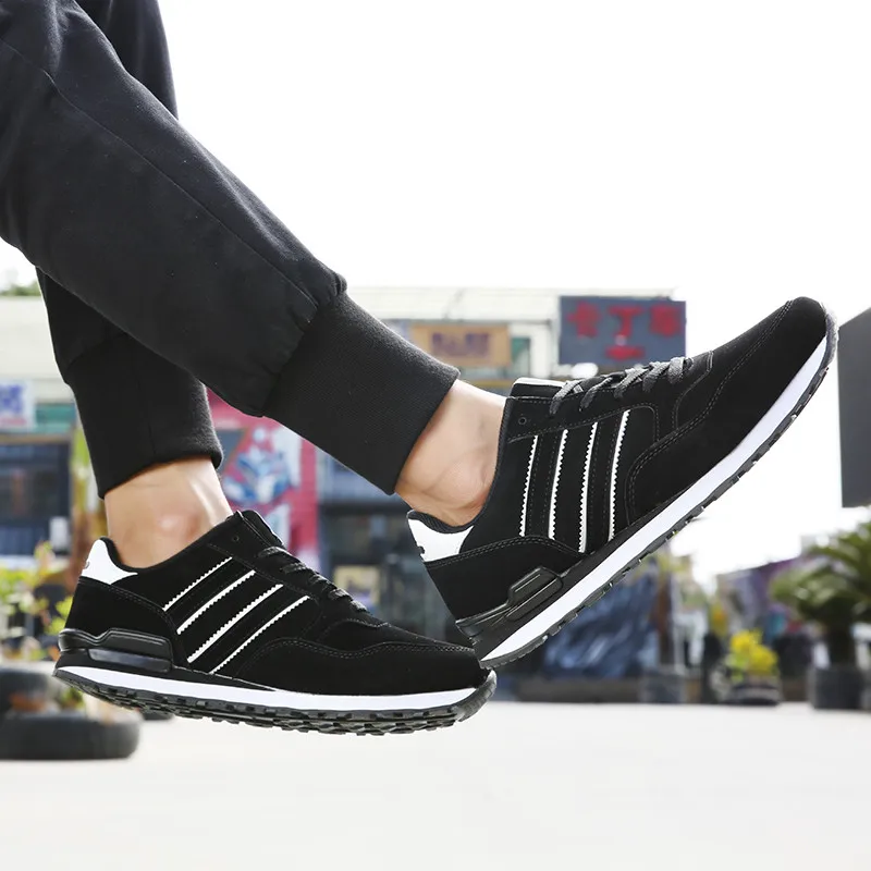 Men's Sneakers Shoes for Men Spring Lightweight Breathable Walking Shoes Men Anti-slip Footwear Fashion Lace-up Running Shoes