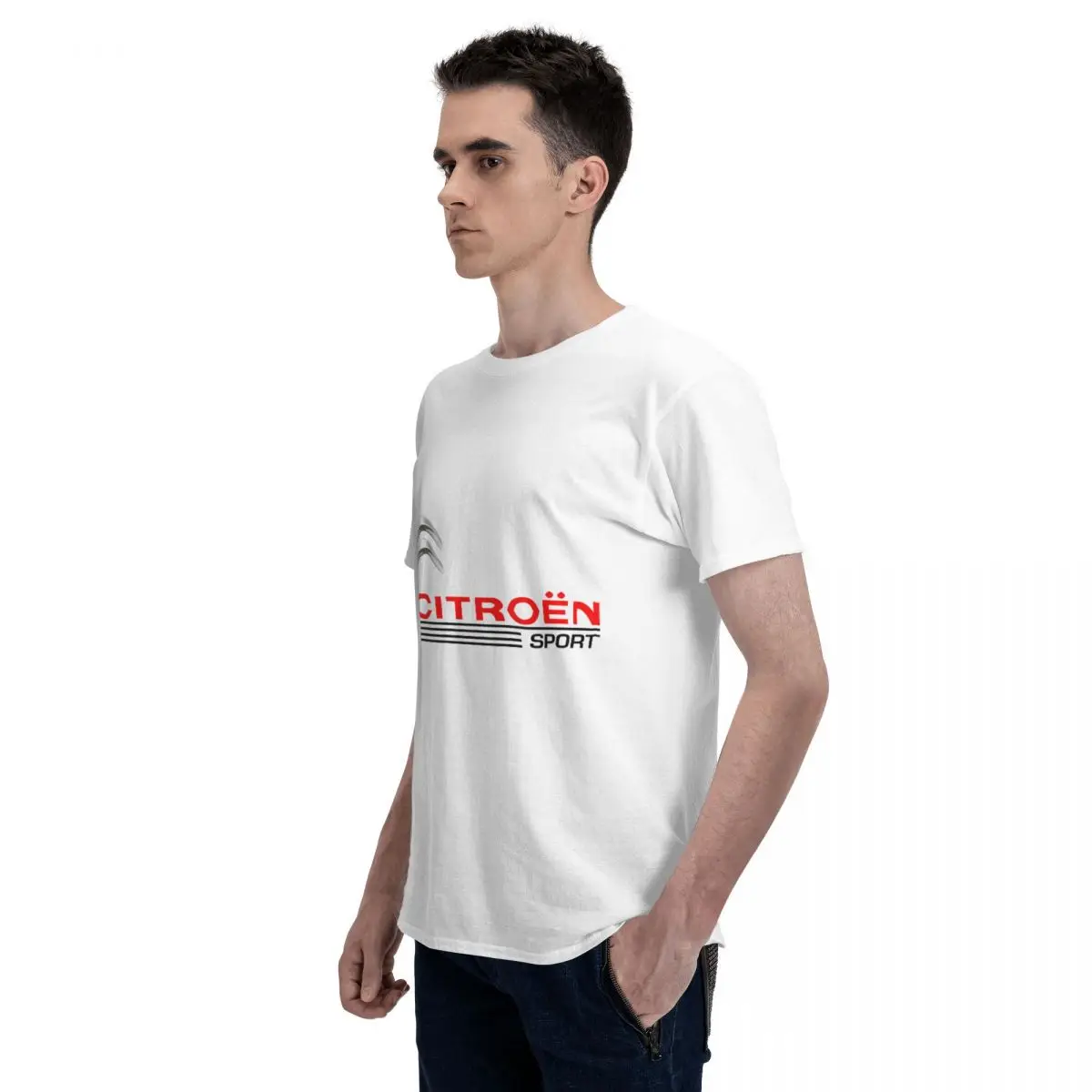 Лучшая спортивная гоночная футболка Citroen Повседневная натуральная лучшее