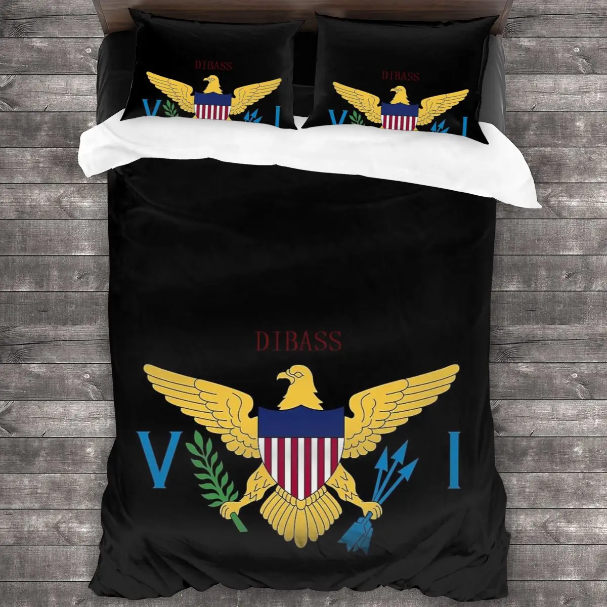 

Мягкий чехол с 2 наволочками и застежкой-молнией в виде флага Виргинских островов США