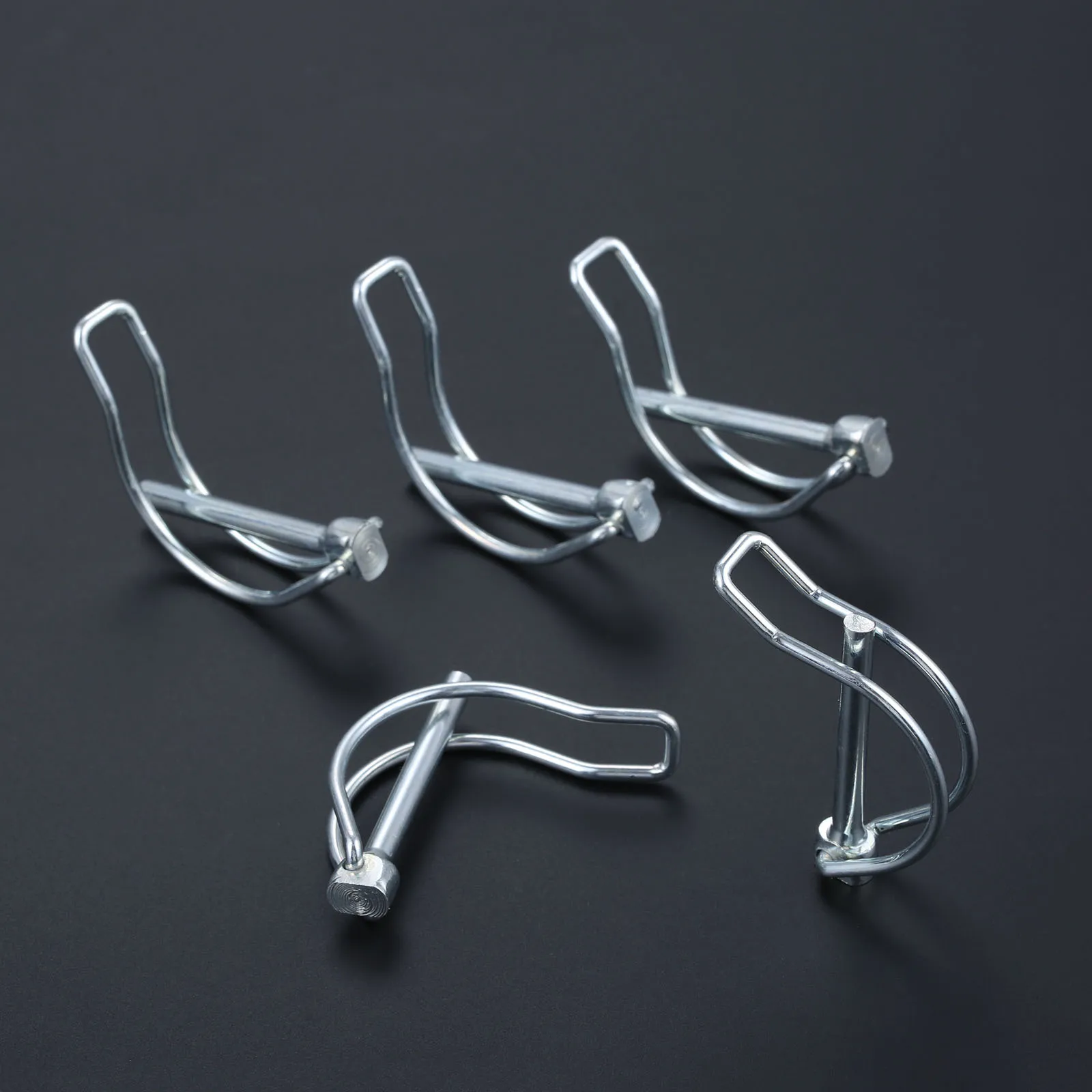 

2/4/5 шт. M4.5 M8 M10 M11 стальной двойной предохранительный булавка защелка быстросъемный зажим для прицепа велосипеда коляски груза RV сада