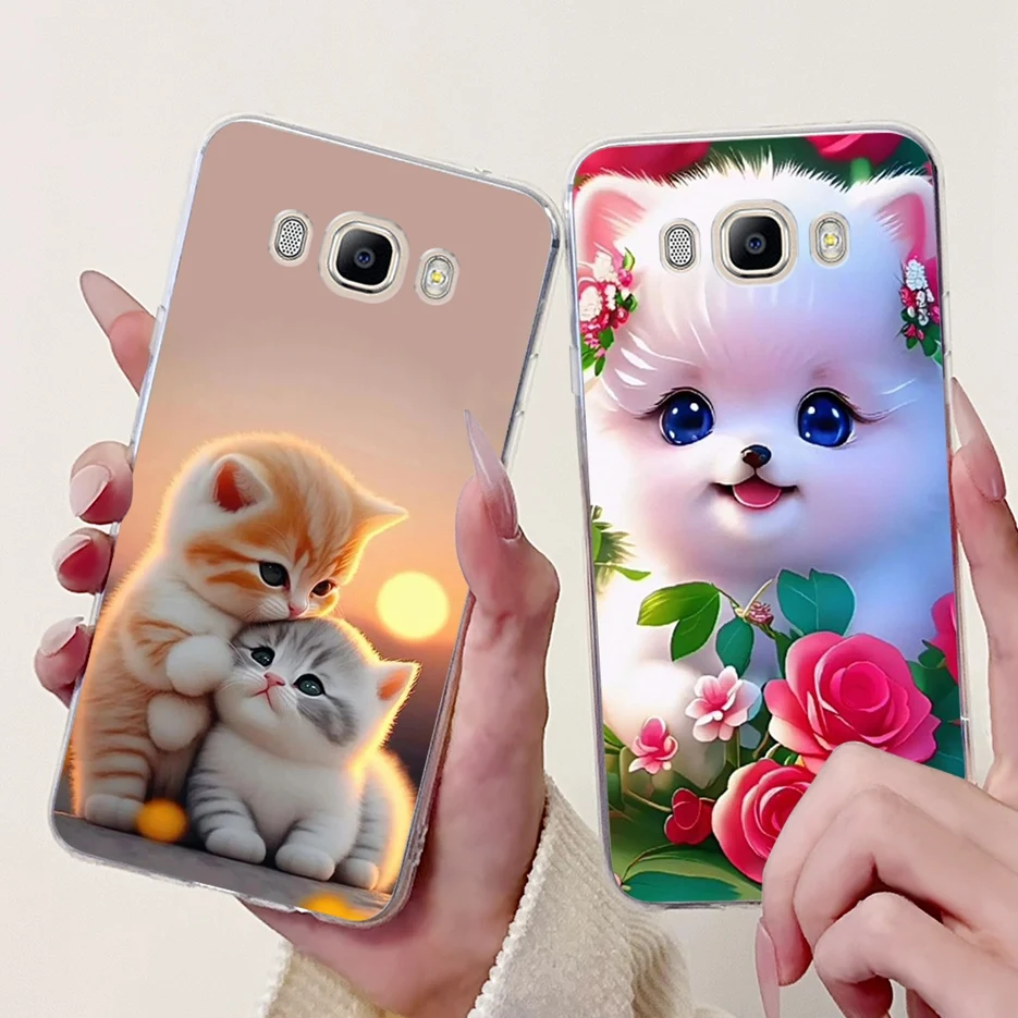 Фото Чехол для Samsung Galaxy J3 J5 J7 2016, новый модный окрашенный чехол, мягкий тонкий чехол для телефона Samsung J320F J510F J710F Fundas Bumper №4