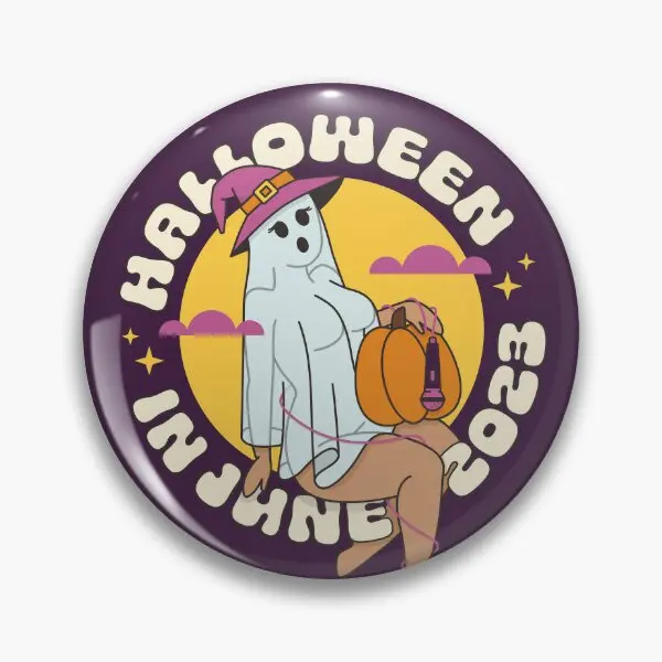 Хэллоуин в июне 2023 мягкая булавка на пуговицы модная одежда любимый воротник